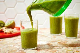 a recipe photo of the Gut-Friendly Green Wellness Shot