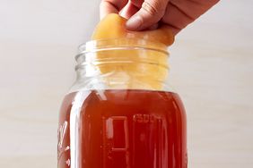 Homemade SCOBY Recipe in a clear jar