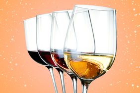 a photo of different kinds of wines in glasses