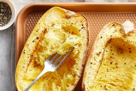 a recipe photo of the Air Fryer Spaghetti Squash