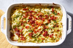 a recipe photo of the Loaded Cabbage Casserole
