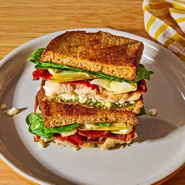 an image of the Sun-Dried Tomato & Spinach Sandwich
