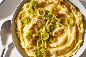 Mashed Potatoes & Turnips with Leeks