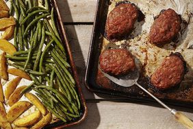 Mini Meatloaves with Green Beans & Potatoes