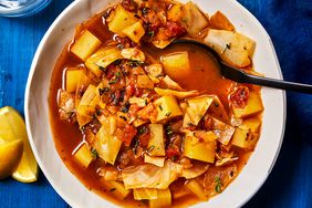 One-Pot Vegetable Soup with Cabbage