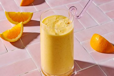 a recipe photo of the Orange-Mango Smoothie