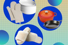 image of various products arranged in circles