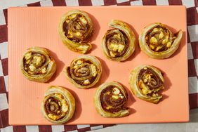Overhead image of Pumpkin Goat Cheese Rolls
