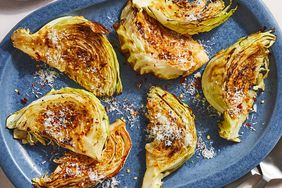 roasted garlic parmesan cabbage