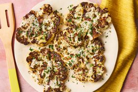 a recipe photo of the Roasted Garlic-Butter Cauliflower Steaks
