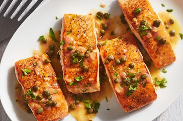 salmon picatta