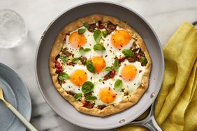 a recipe photo of the Spinach, Feta & Sausage Galette