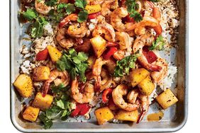 Sheet Pan Hawaiian Shrimp