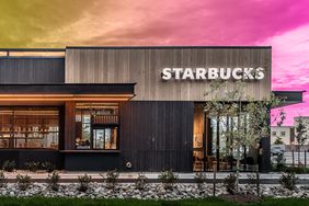 a photo of Starbucks storefront