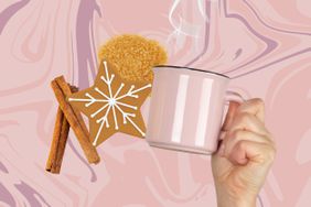 a collage featuring some of the ingredients to make the Liquid Gingerbread