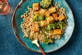 a recipe photo of the Sticky Sesame Tofu & Broccoli