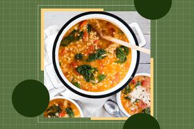 a recipe photo of the Bean & Barley Soup