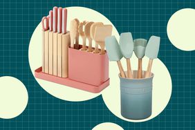 a collage featuring some of the favorite kitchen utensil sets