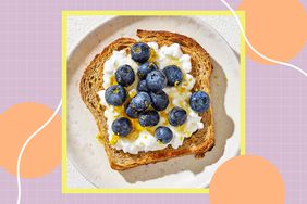 a recipe photo of the cottage cheese toast