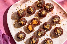 a recipe photo of the Peanut Butter Stuffed Energy Balls