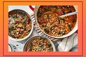 image of lentil soup in bowls