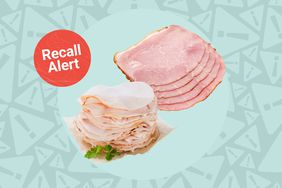 a photo of slices of meat with the Recall Alert badge