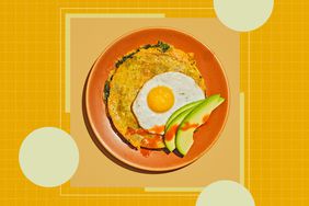 a recipe photo of the Cheesy Egg Quesadilla with Spinach