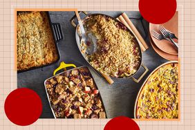 a photo of various EatingWell Thanksgiving dinner sides recipes