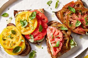a recipe photo of the Tomato Toasts