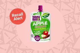 a photo of the Wana Bana Apple Cinnamon Fruit Puree being recalled