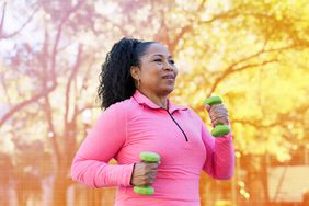 an image of a woman exercising