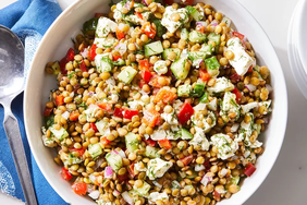 Lemony Lentil Salad with Feta